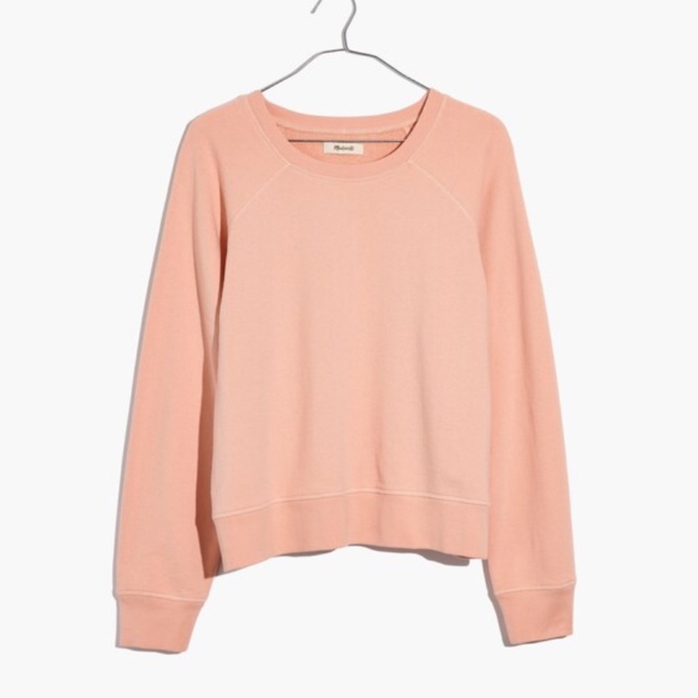 Miles by Madewell Re sourced Cotton Shrunken Sweatshirt
Pink Crewneck Small
